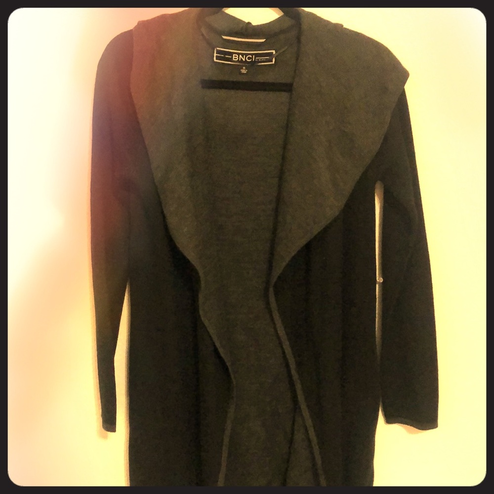 Hooded cardigan